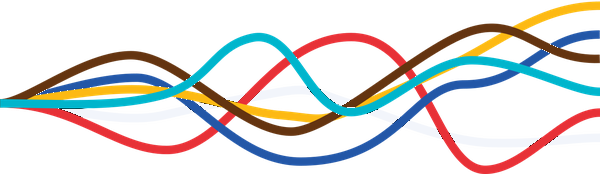 Coloured price streams from multiple banks converging into a single unified feed